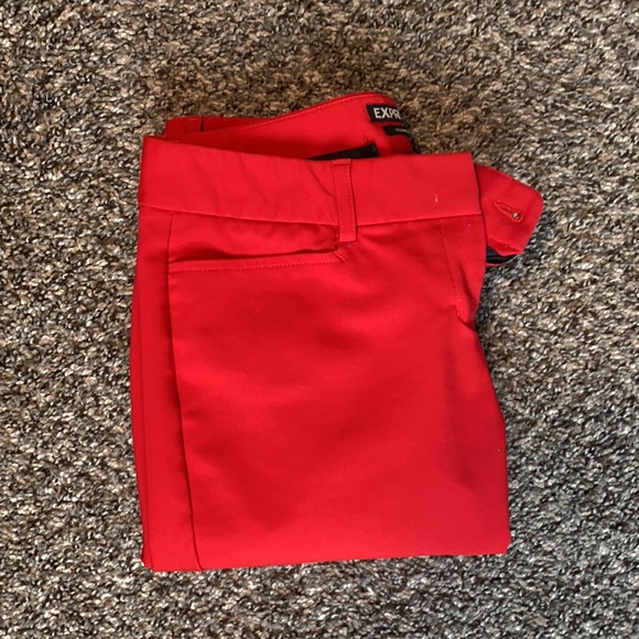 EXPRESS red columnist pant - Picture 4 of 4